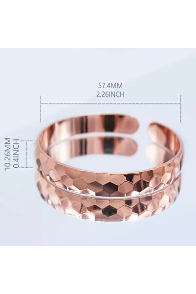 Renkada Deniz Medikal Bakır Dövmeli Bileklik