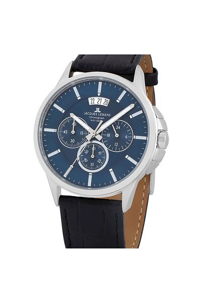 Jacques Lemans Mens Watch Jacques Lemans 1-1542G, Quartz, 42mm, 10ATM