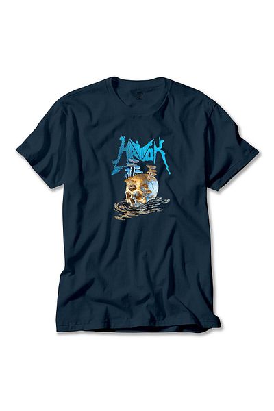 Z zepplin Μπλουζάκι Havok Skull Navy Blue
