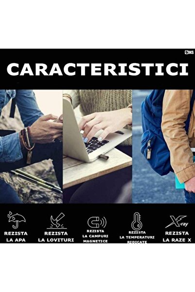 SIKS USB 2.0 Memory Stick, Transfer Speed 130 MB/s, Water Resistant, Scratch Resistant, Metallic