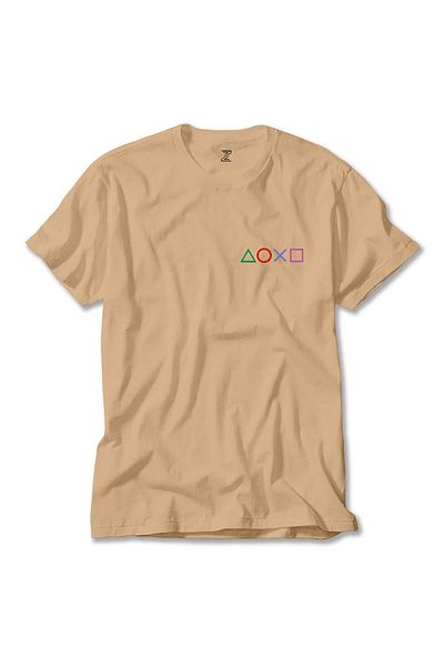 Z zepplin Κρεμ μπλουζάκι Playstation Console