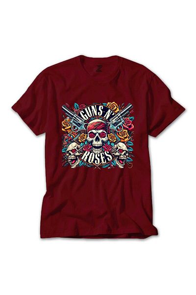 Z zepplin Κόκκινο μπλουζάκι Guns N Roses Arrow Dry Head