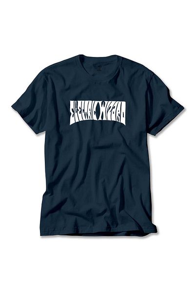 Z zepplin Μπλουζάκι με κείμενο Electric Wizard Navy Blue
