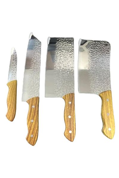Limitless 4 PCS Butcher Knives Set for Kitchen