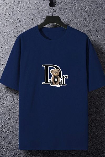 uyguntarz Unisex Dr. Bear Design Μπλουζάκι με στάμπα