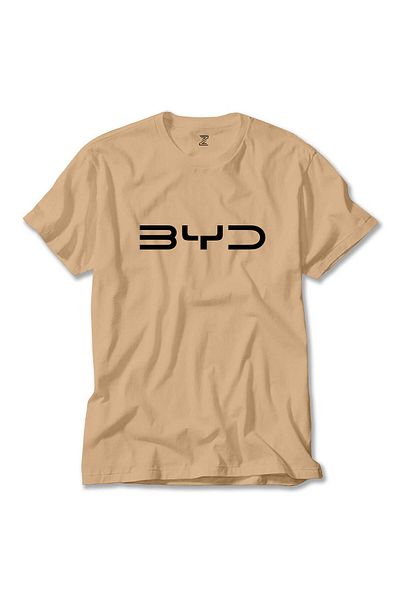 Z zepplin Μπλουζάκι με λογότυπο BYD μαύρο κρεμ