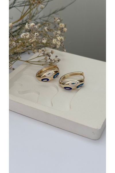 mibrillo Gold Enamel Earrings Summer Earrings