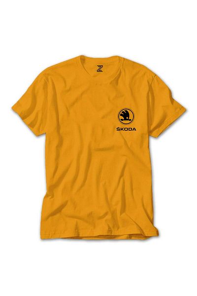 Z zepplin Skoda Logo Yellow T-Shirt