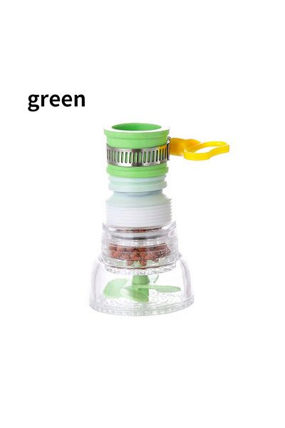 Choice green JJYY Maifan stone faucet water filter 360 ° rotating telescopic shower tap water filter kitche