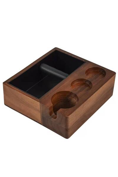 Generic قاعدة خشبية لأدوات الباريستا