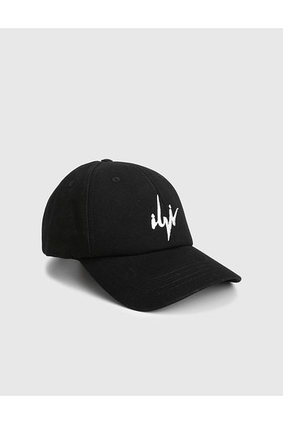 İLVİ Peta Gabardine Black Unisex Hat