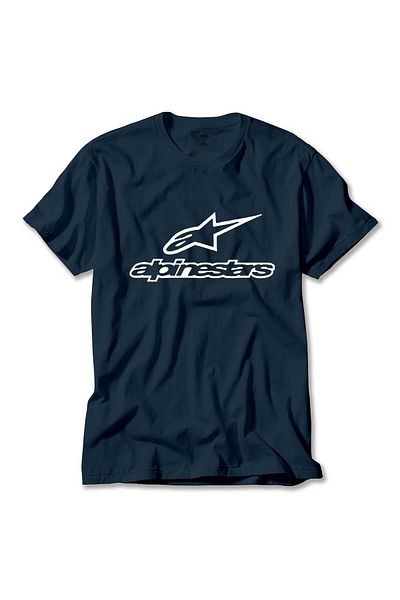 Z zepplin Μπλουζάκι με λογότυπο Alpinestars Navy Blue
