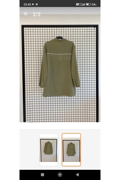 Armine ARMİNE TREND YENİ SEZON ARKASI TAŞ DETAYLI ÇEKET 25YT552 ÇEKEN OLİVE