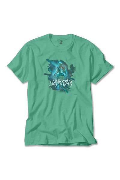 Z zepplin Suffacation Of The Dark Light Πράσινο T-Shirt