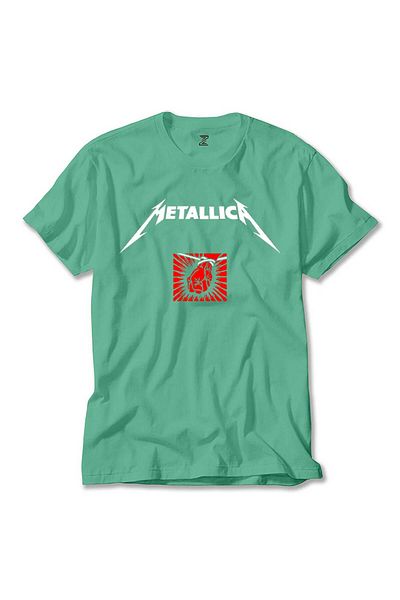 Z zepplin Πράσινο μπλουζάκι Metallica St. Anger