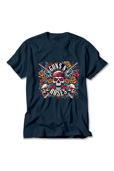 Z zepplin Μπλουζάκι Guns N Roses Arrow Dry Head Navy Blue
