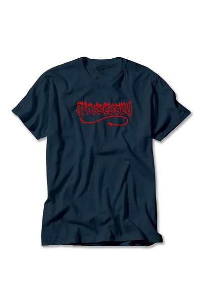 Z zepplin Μπλουζάκι με κόκκινο λογότυπο Navy Blue