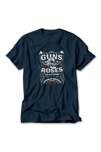 Z zepplin Μπλουζάκι Guns N Roses Louisulle Kentucky Navy Blue