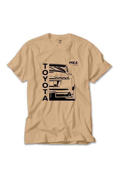 Z zepplin Κρεμ μπλουζάκι Toyota MK4 Supra