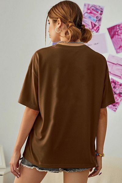 uyguntarz Unisex Dr. Bear Design Μπλουζάκι με στάμπα