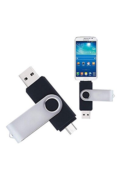 SIKS Memory Stick, 64 GB, 2 IN 1, with USB 2.0 and Type-C, 360⁰ Rotatable, Waterproof