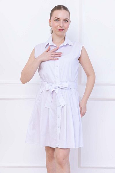 FİDEY Women's Shirt Dress Satin Top Button