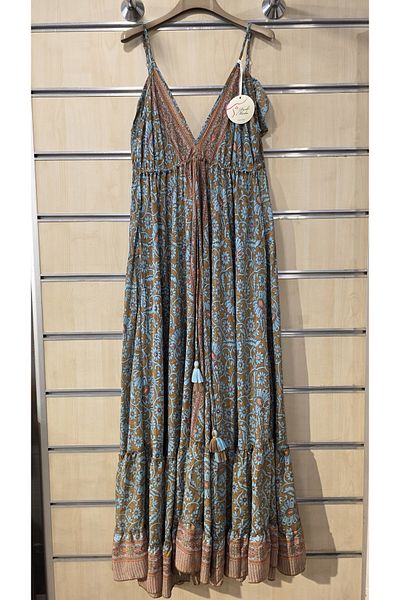 Park Moda Strappy Dress with Tassel Detail on the Back