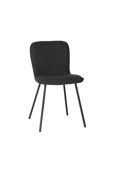 rexa Home Chair, Metal/Polyester, 44 x 52 x 77 cm