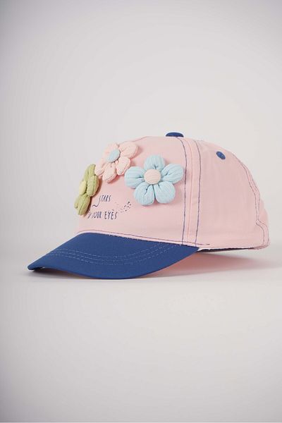 MİNİKO KİDS Kitty Baby Girl 1-3 Years Flower Model Hat