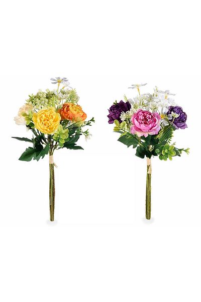 Decorer Set 2 buchete flori artificiale multicolore 36 cm