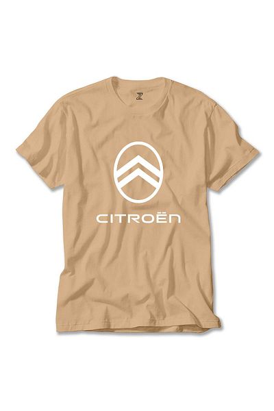 Z zepplin Κρεμ μπλουζάκι με λογότυπο Citroen Text