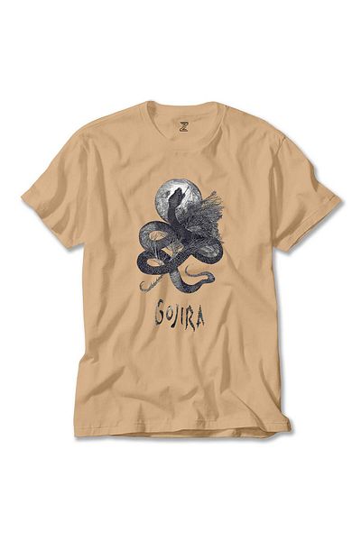 Z zepplin Μπλουζάκι Gojira Snake and Moon Cream
