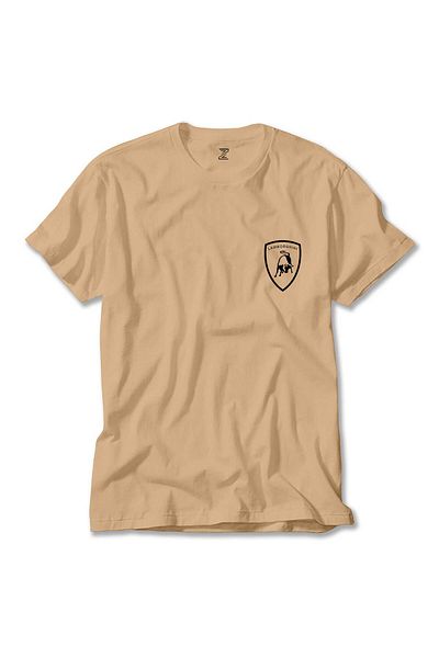 Z zepplin Μπλουζάκι Lamborghini Logo Μαύρο Κρεμ