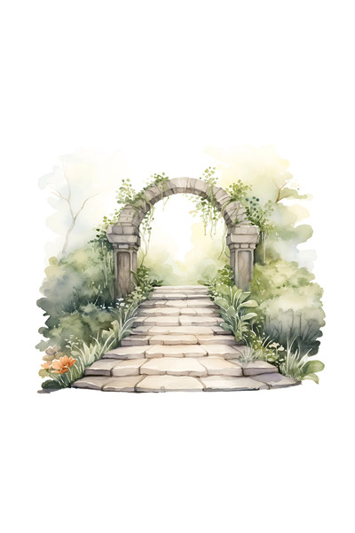 INOVATIX Set de 8 piese, autocolant arcadă din marmură albă, INOVATIX®. 6 cm