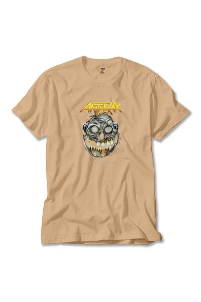 Z zepplin Μπλουζάκι Anthrax Amung The Living Cream