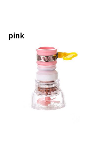 Choice Pink JJYY Maifan stone faucet water filter 360 ° rotating telescopic shower tap water filter kitchen