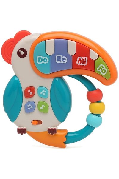 indiggo Jucărie interactivă și educativă pentru bebeluși, Tucan magic