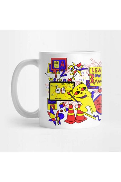 Pixxa Late to Class Mug Cup