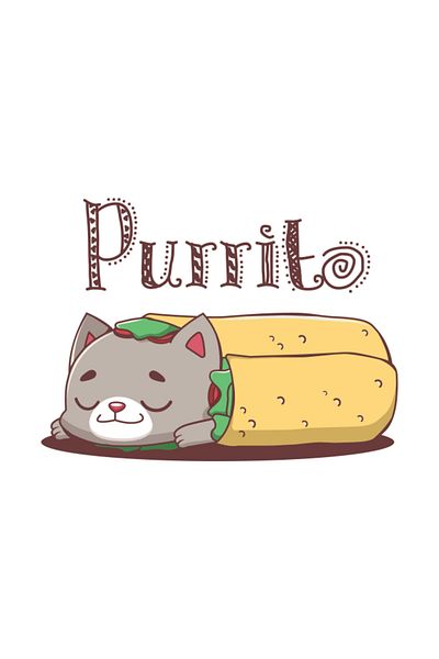 Pixxa Purrito - Cat and Burrito Mug