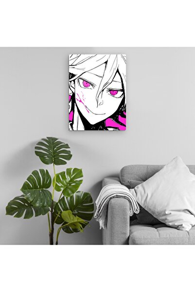 Pixxa Nagito Komaeda - Metalna slika na temu Danganronpa 2, model 3