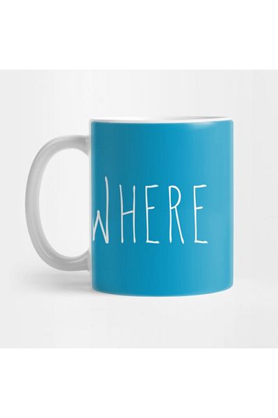 Pixxa Where to Now? Travel Love Mug Cup