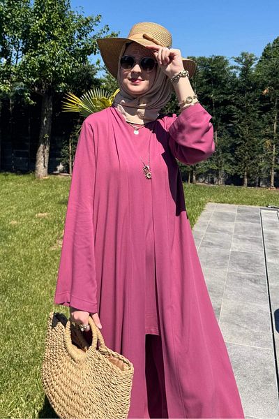 Rabia Şamlı Yaren Τριπλό Σετ Dusty Rose