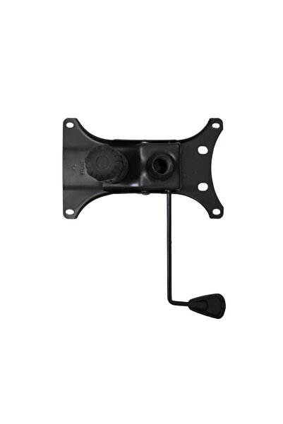 Depox Set de discuri de echilibru metalice, 26 x 15 cm și cilindru cu piston, gaz, pentru scaune de birou, negre, 35 cm