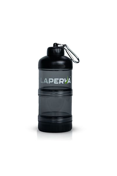 Laperva Stack Bottle - BPA-Free, Multi-Compartment Shaker Bottle for Protein