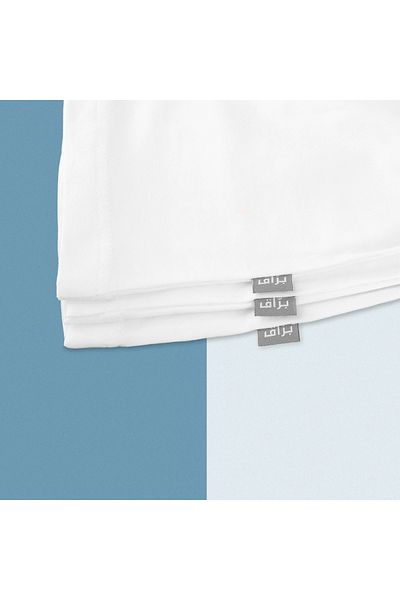 Barraq 6-piece white round Comfort undershirt