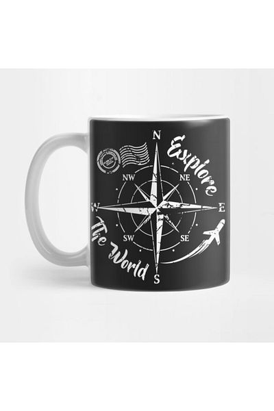 Pixxa Explore the World - Travel Love - Traveler Mug