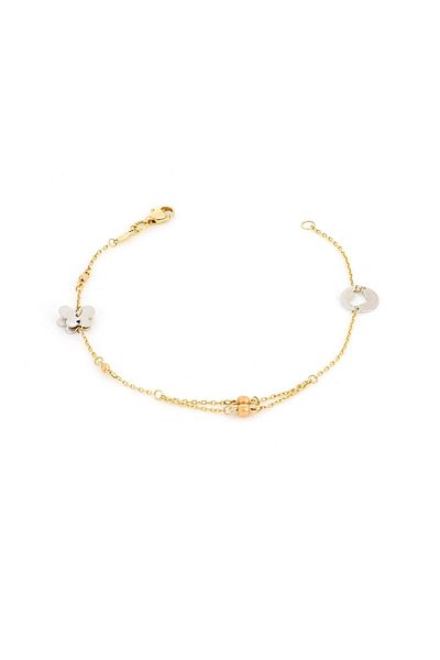MOHI Fine Jewellery 14k yellow, white and rose gold bracelet