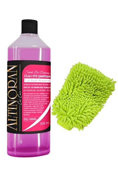Altınoran Çiziksiz Araba Yıkama Seti | Cilalı Şampuan ve Mikrofiber Yıkama El...