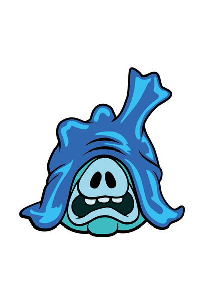 INOVATIX Σετ 8 τεμαχίων, Αυτοκόλλητο Angry Birds Dart Sidious, INOVATIX®. 6 εκ.