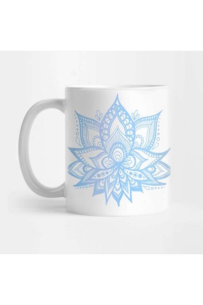 Pixxa Blue Lotus Flower Mug